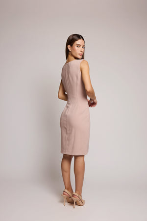 Vestido Tubinho Rosa Blush Emilio Pucci