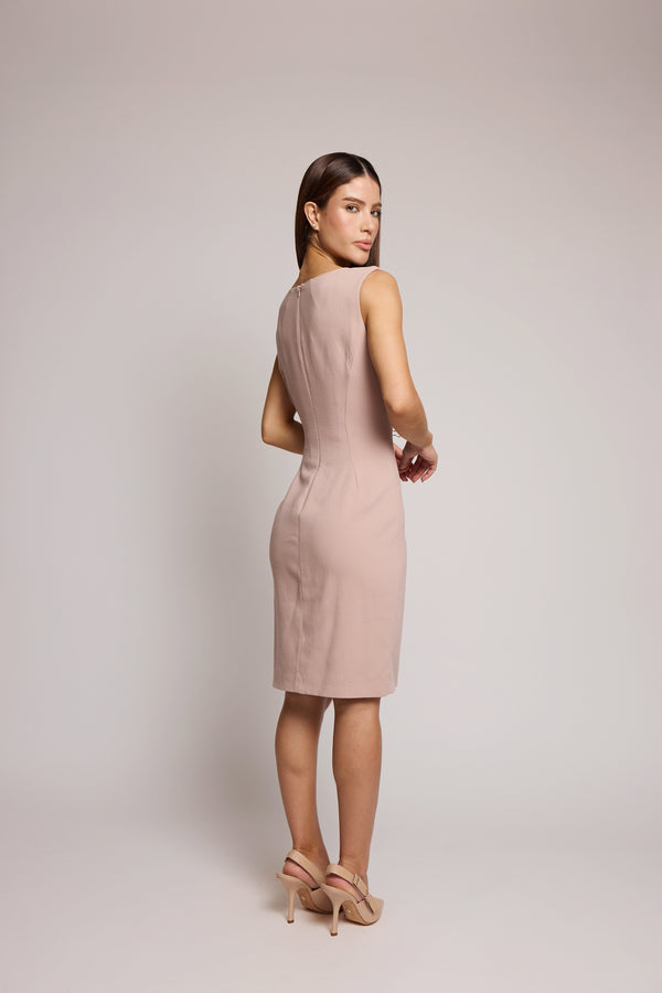 Vestido Tubinho Rosa Blush Emilio Pucci