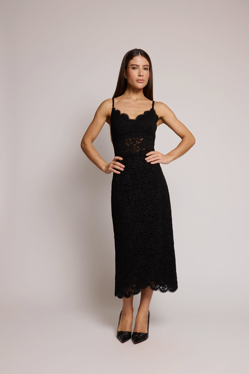 Vestido Dolce & Gabbana Renda Preto