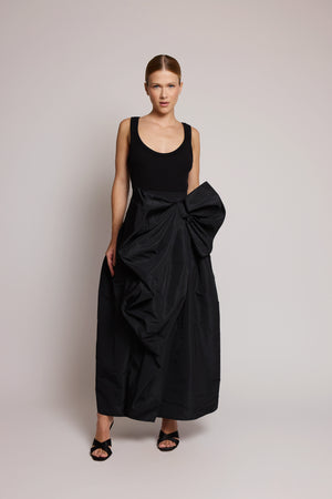 Vestido com laço Alexander Mcqueen