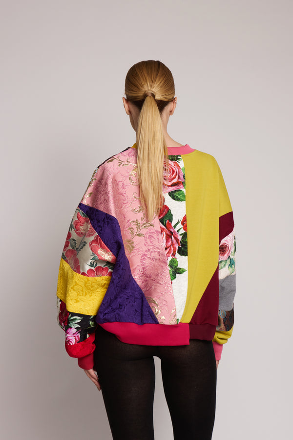 Moletom Dolce & Gabbana Patchwork Multicolor DG