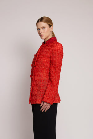 Jaqueta vermelha Fendi