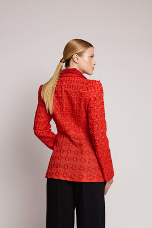 Jaqueta vermelha Fendi