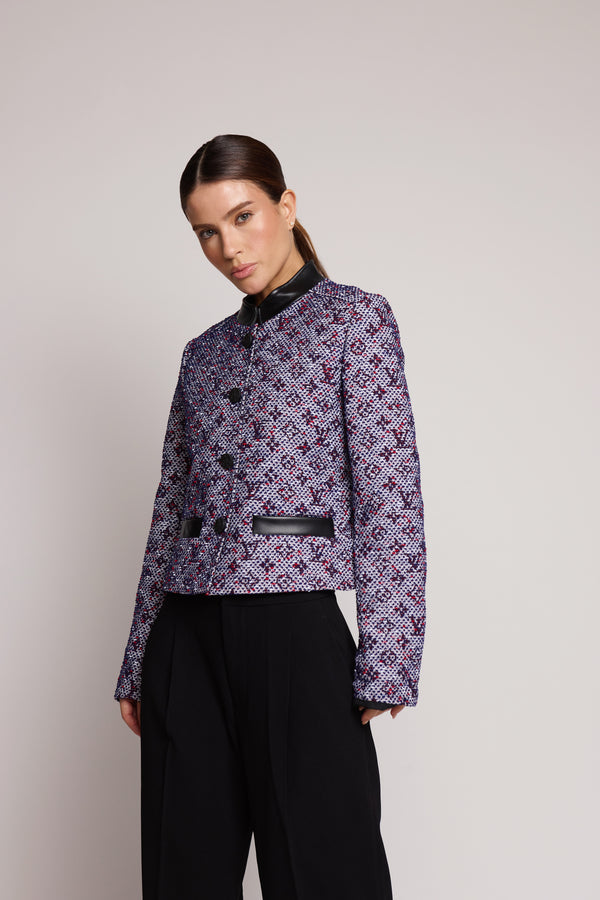 Casaco Louis Vuitton com monograma