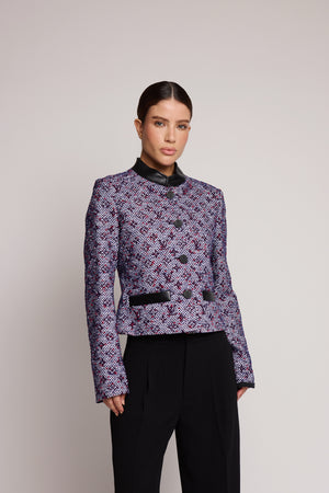 Casaco Louis Vuitton com monograma