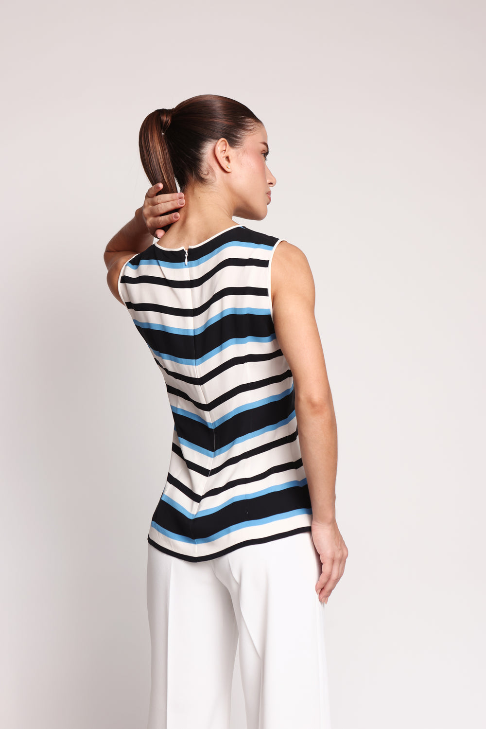 Dolce & Gabbana Blue White Striped