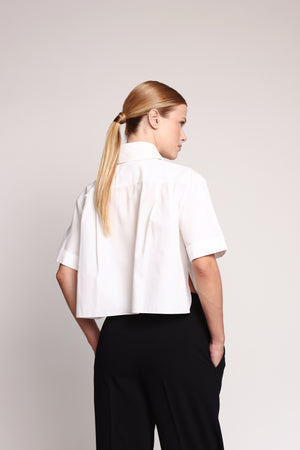 Chanel Cropped Button Up 