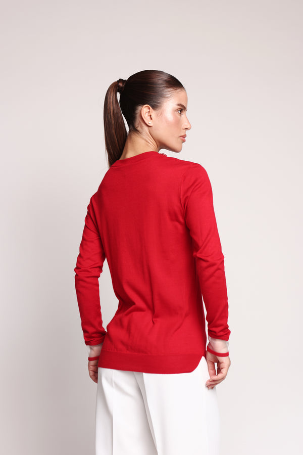 Fendi Red Cashmere