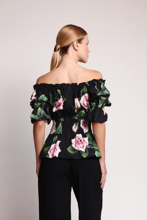 Dolce & Gabbana Ruched Floroal
