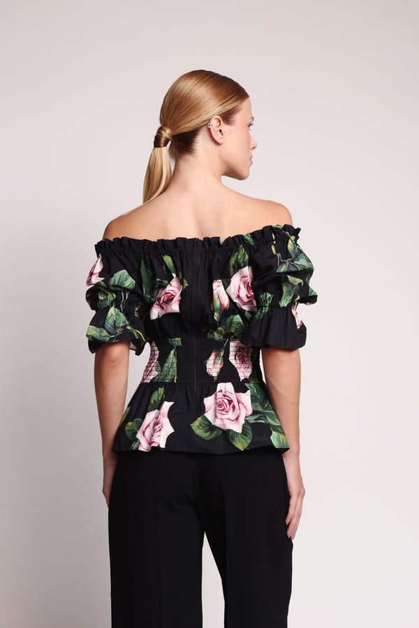 Dolce & Gabbana Ruched Floroal