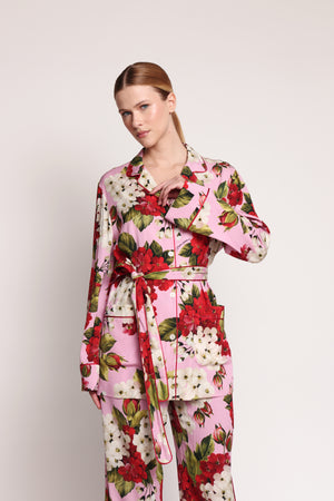 Conjunto Dolce & Gabbana Floral Rosa
