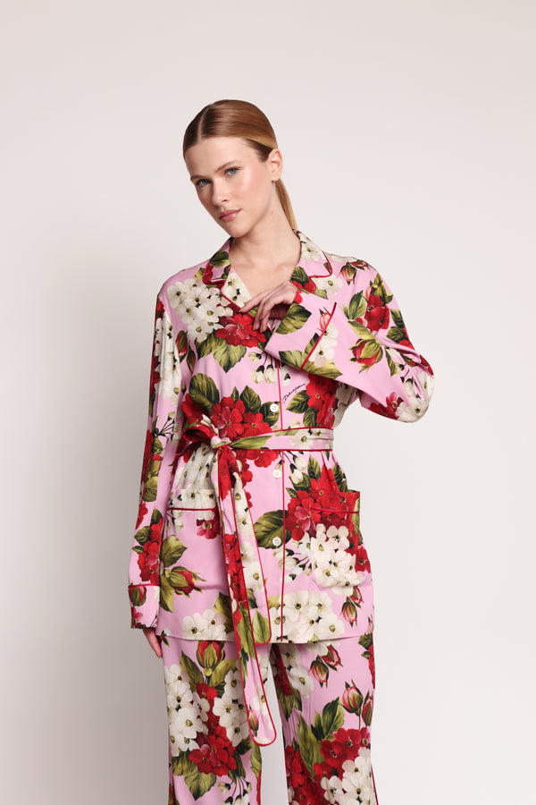 Conjunto Dolce & Gabbana Floral Rosa
