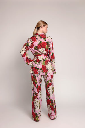 Conjunto Dolce & Gabbana Floral Rosa