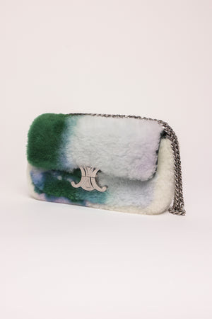 Celine Shearling Triomphe Chain