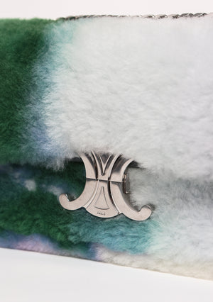 Celine Shearling Triomphe Chain