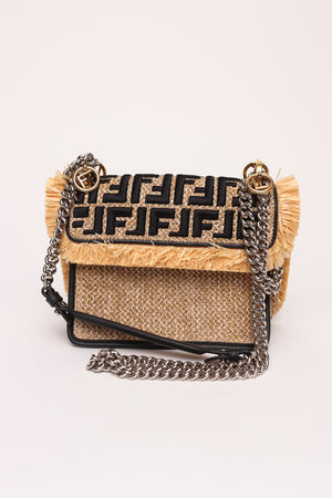 Fendi Kan Zucca Raffia 
