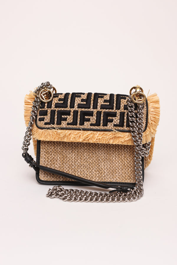 Fendi Kan Zucca Raffia 