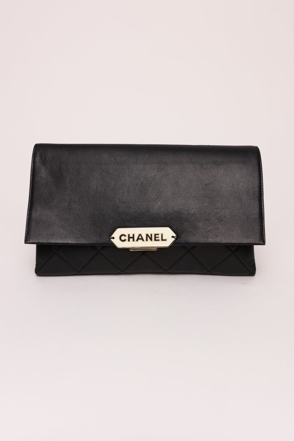 Chanel Retro Label Clutch 