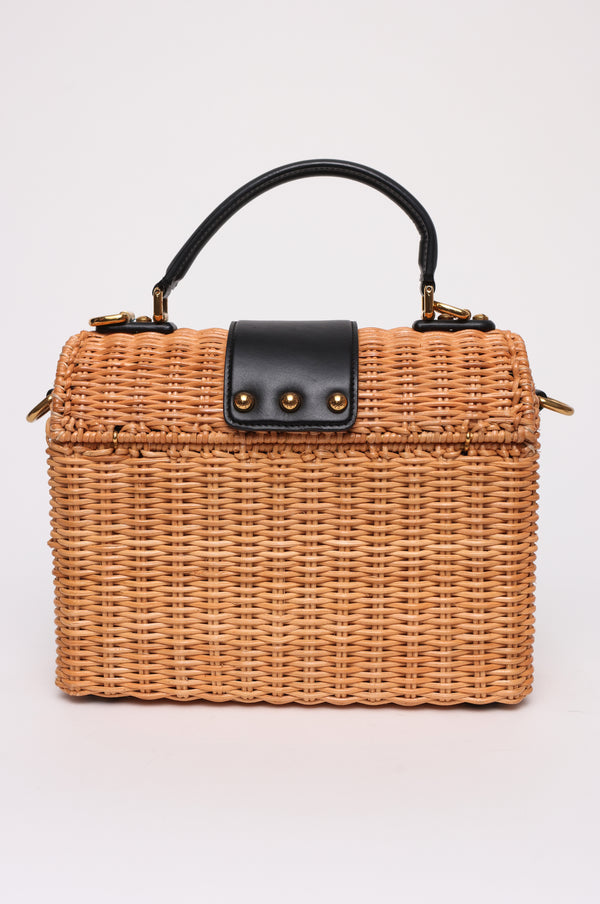 Dolce & Gabbana Wicker Basket Bag 