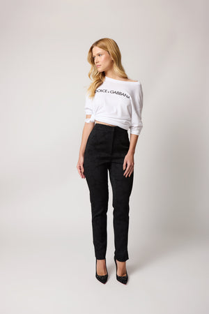 Calça skinny Dolce & Gabbana com estampa floral