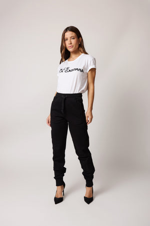 Calça Dolce & Gabbana Jogging Logo Preto