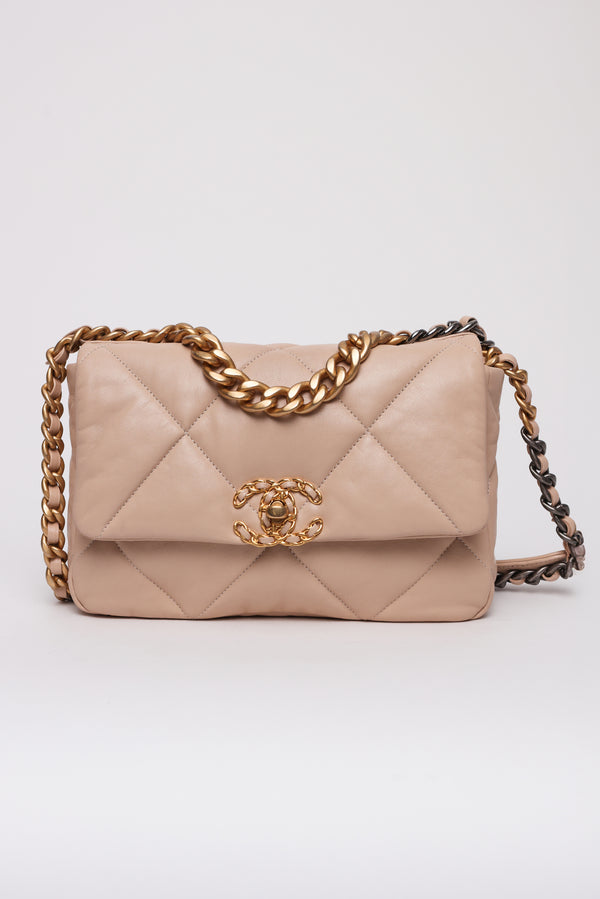 Chanel 19 Flap Bag in Light Pink