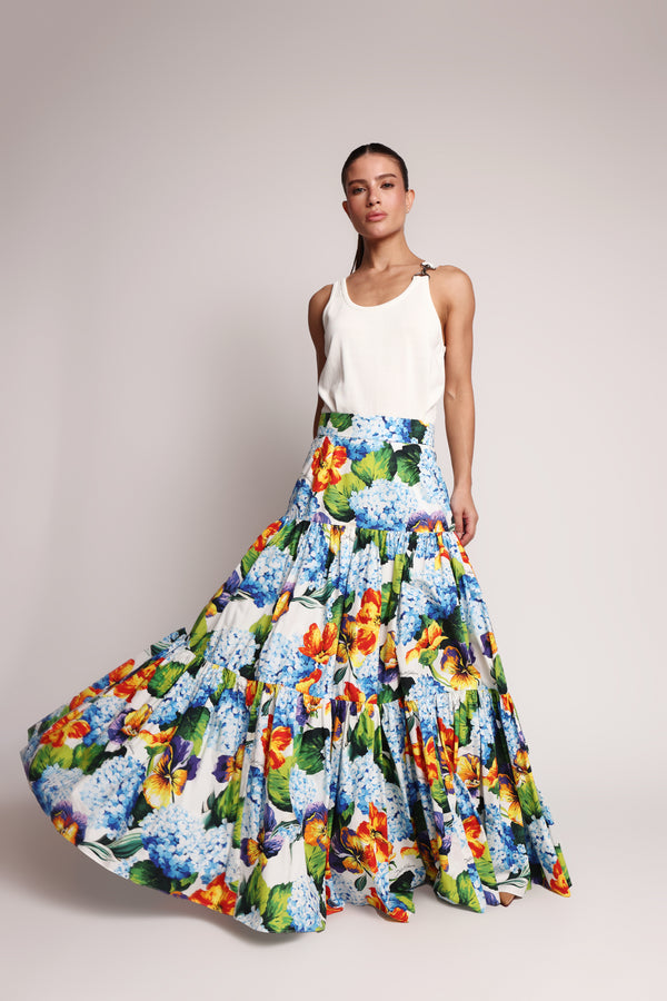 Saia Dolce & Gabbana estampada