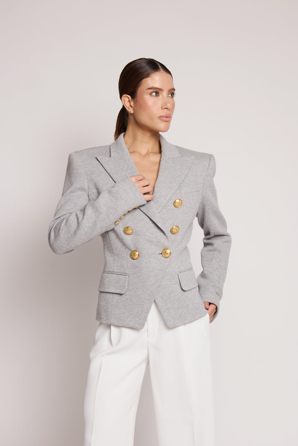 Blazer Balmain Cinza
