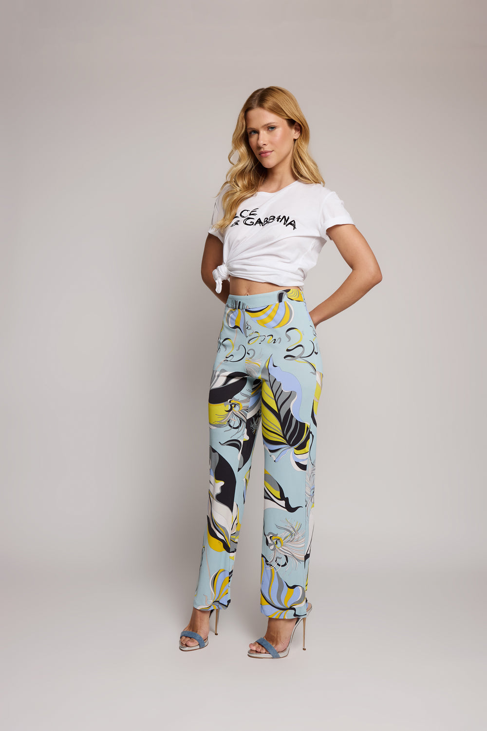 Calça Emilio Pucci Estampa Multicolor