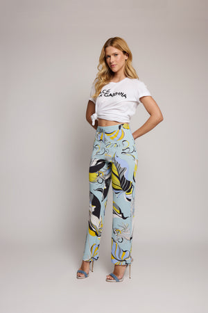 Calça Emilio Pucci Estampa Multicolor