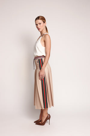 Saia Plissada Gucci