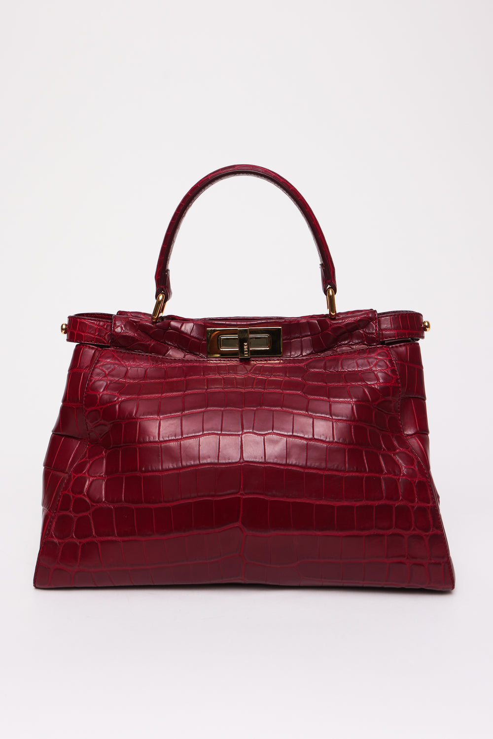 Fendi Peekaboo Red Croco