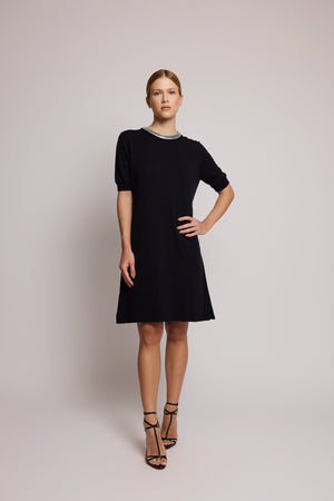 Vestido Preto Louis Vuitton