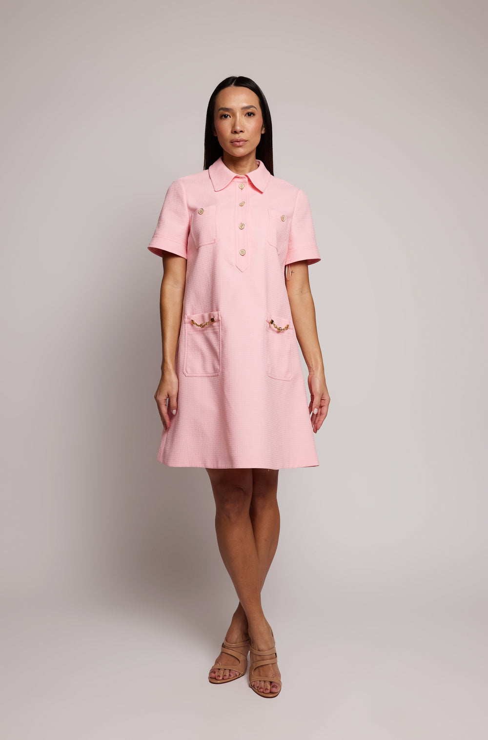 VESTIDO MINI GUCCI ROSA