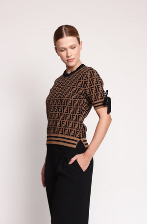 Fendi Brown Zucca