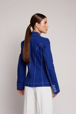 Jaqueta Balmain Azul Royal