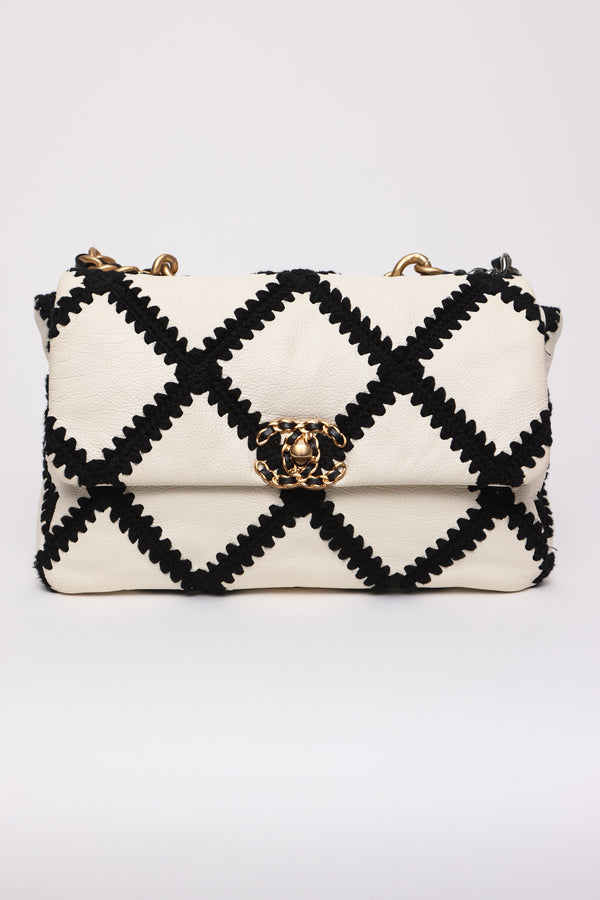 Chanel 19 Medium Crochet Flap Bag