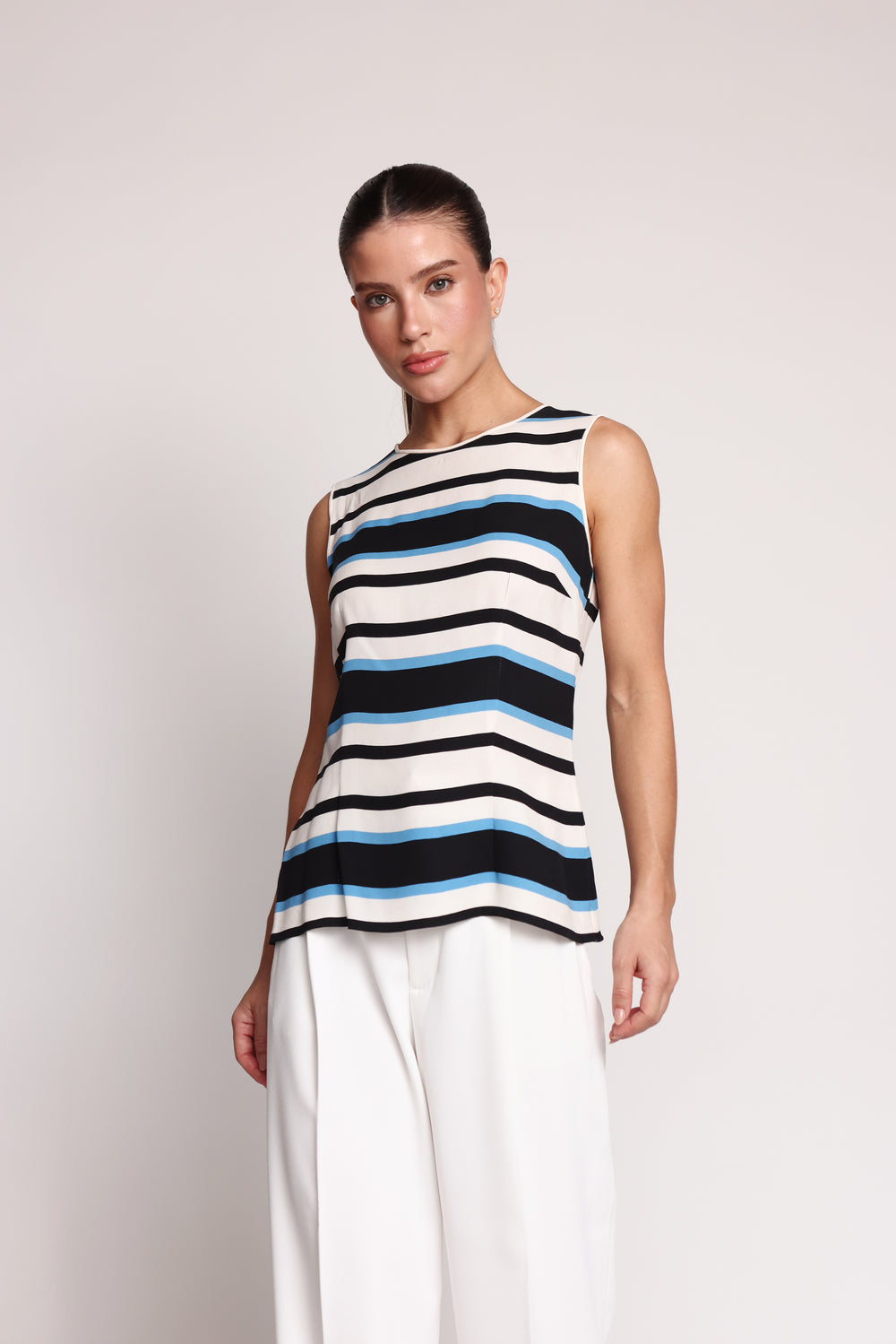 Dolce & Gabbana Blue White Striped