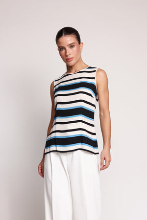Dolce & Gabbana Blue White Striped