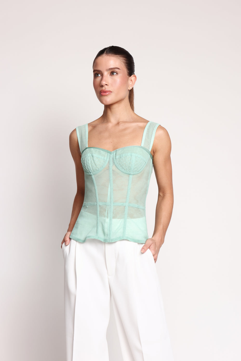 Dolce & Gabbana Cotton Bustier Corset