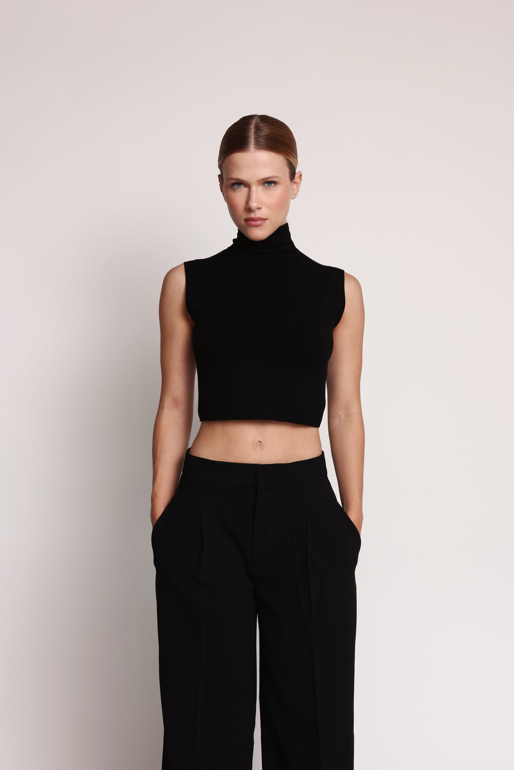 Prada Cropped High Neck